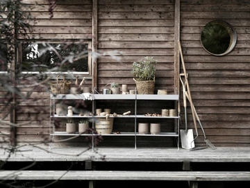 OUTDOOR A - Galvanized steel garden cabinet by String Furniture - view 3
